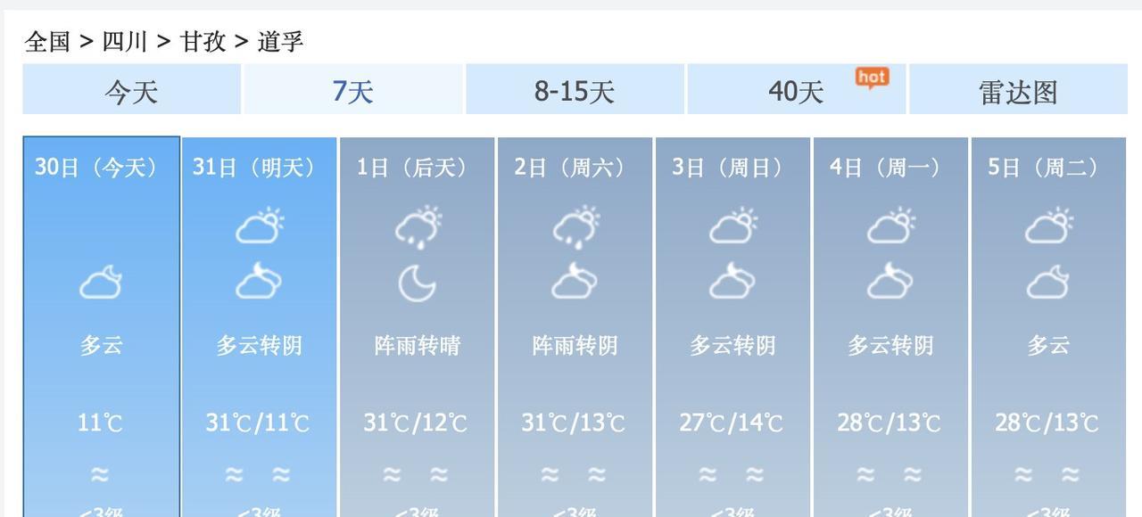 我好伤心啊！8月8日到13日，重庆降雨降温的时候，川西318国道川藏线也同步降雨