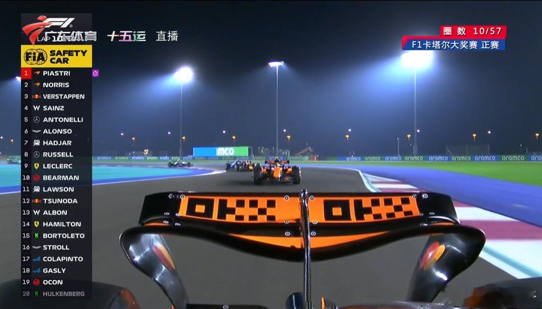 迈凯伦不果断进站，可能成为了输掉冠军的重要原因这一场Ver赢面更大了安全车退出后