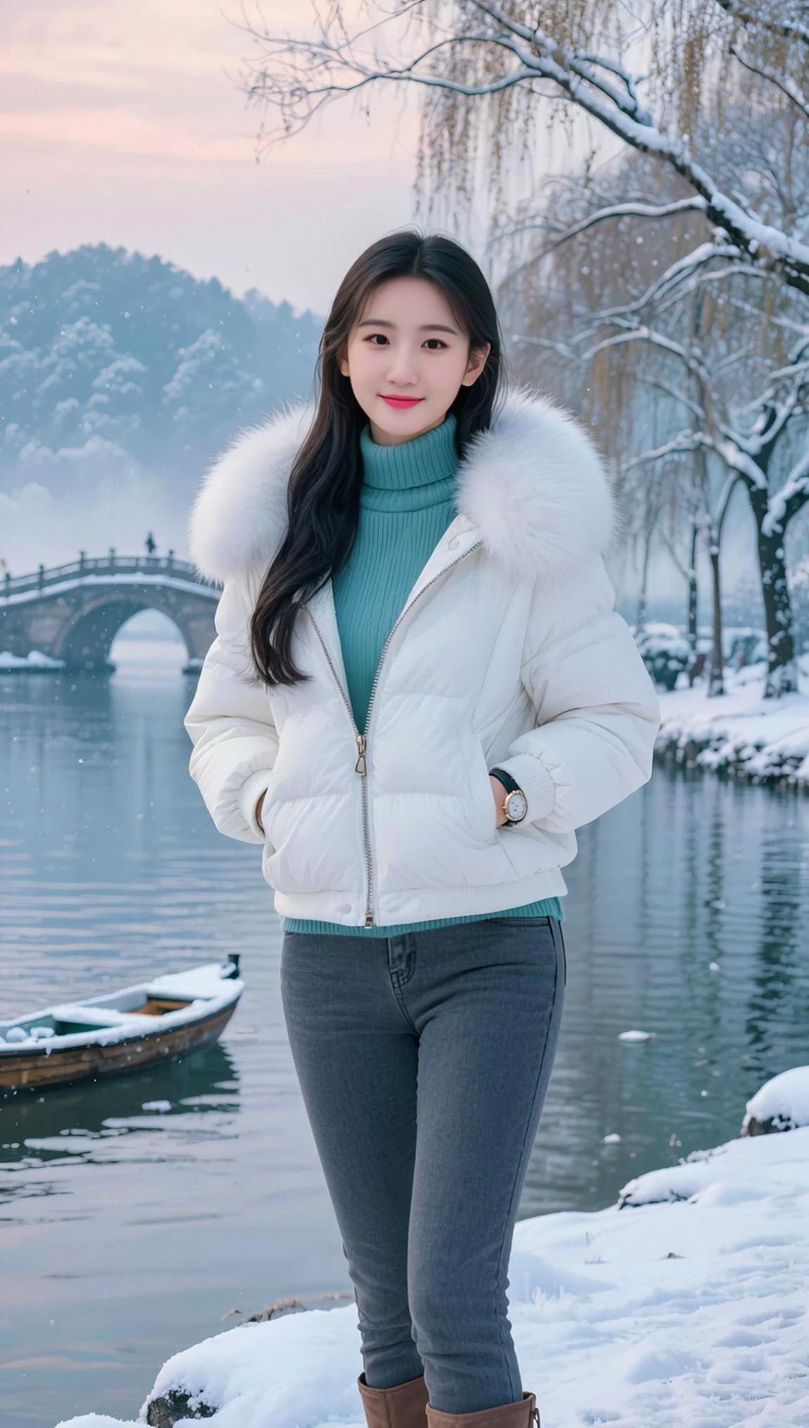 AI初冬氛围感写真