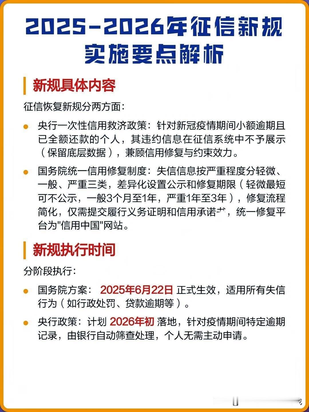 这世道变了，老实还钱的反倒成了“大冤种”。刚看到2025-2026年征信新