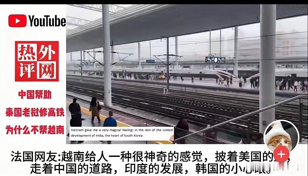 越南网友在海外平台发问：为啥中国不帮我们建高铁？底下一条法国网友的评论直接火出圈