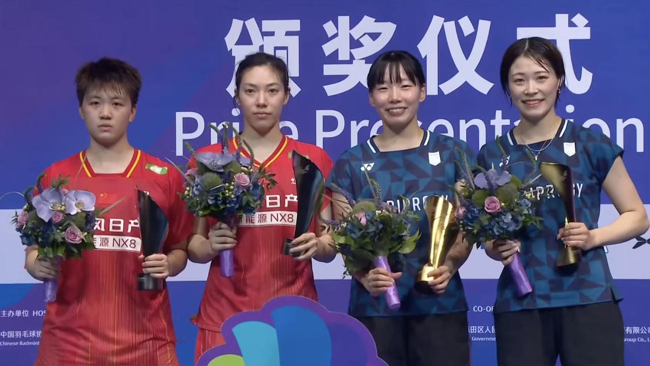 高桥美优/中出堇三胜国羽女双夺冠！高中组合夺得2026超级750中国大师赛女双