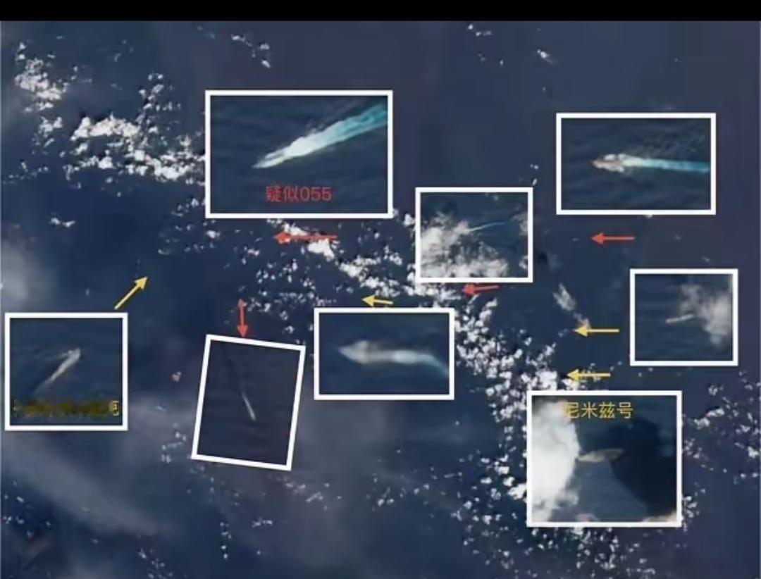 当着菲律宾的面，055驱逐舰穿插尼米兹号航母战斗群，美军这次颜面丢尽了！这可不