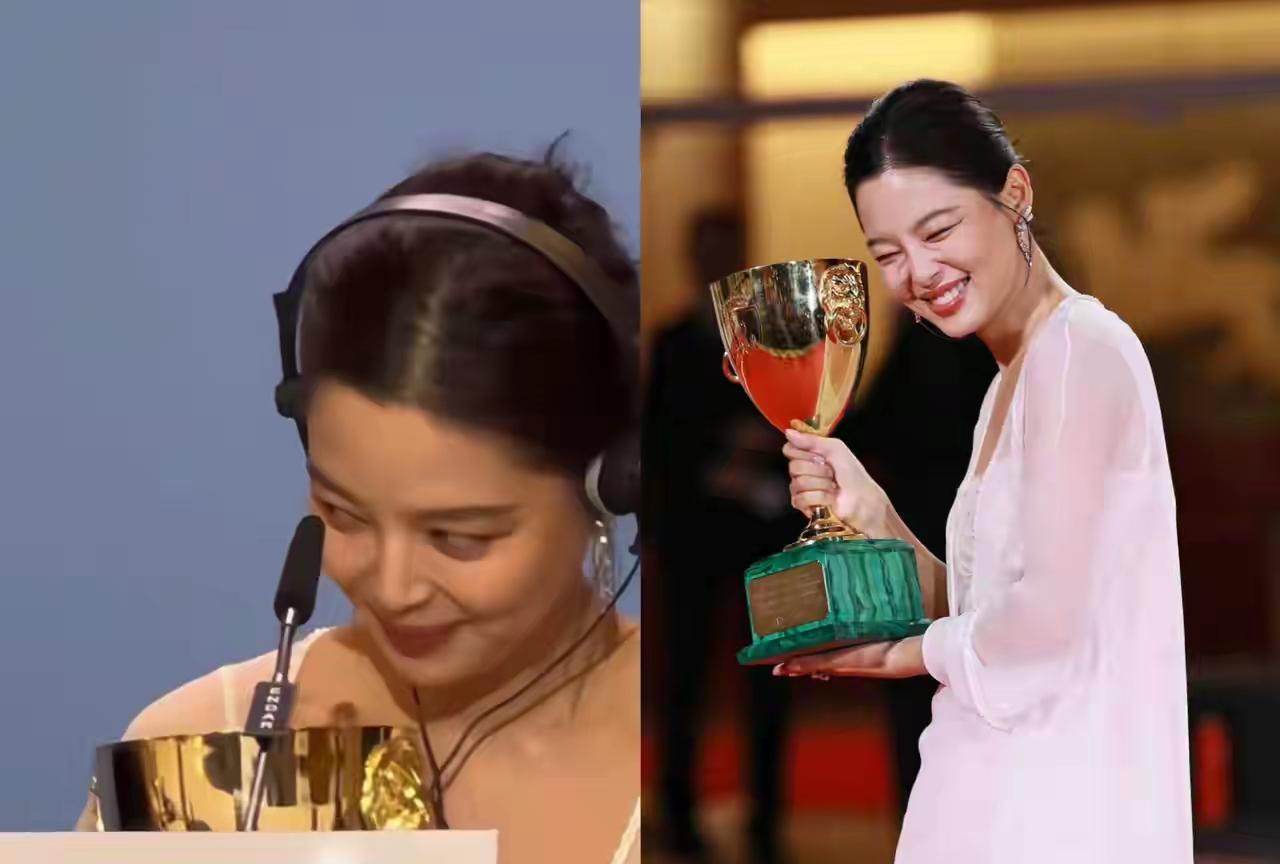 辛芷蕾身上那股子走到哪儿都能“演小品”的劲儿，估计这辈子都改不了，就算拿了国际大