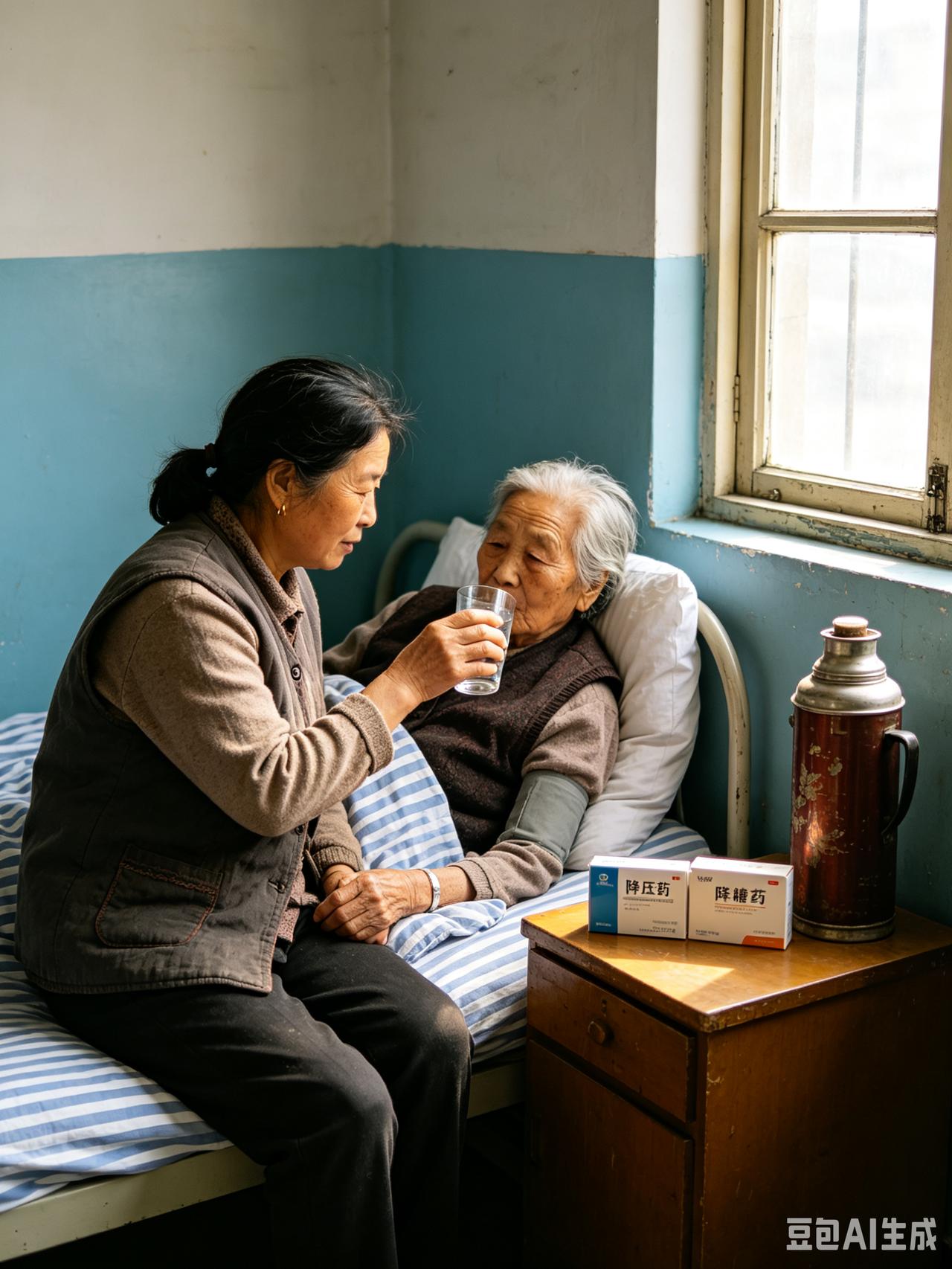 同事退休金3000，给母亲买完药，只剩2200昨天和同事闲聊，她说起自己的日