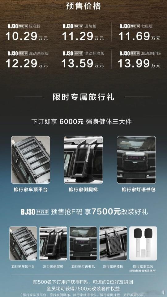 2025成都车展bj30旅行家来了!全系6款车型，预售价区间10.29-13.