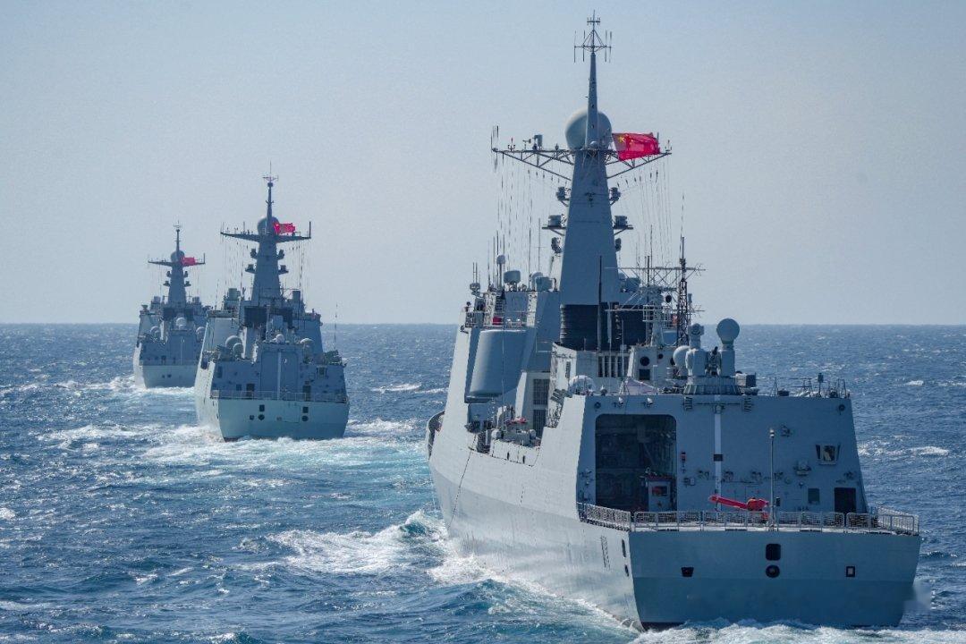 南部战区海军某驱逐舰支队远海训练烽火问鼎计划军事