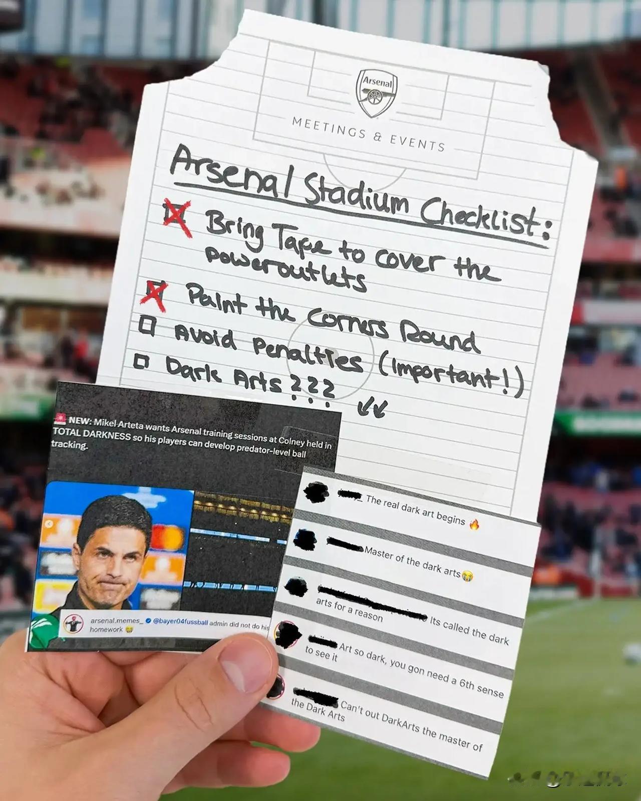 笑麻了！欧冠赛前整活天花板来了！勒沃库森社媒直接晒出「攻陷酋长球场4步清单」，每