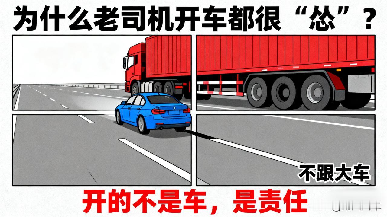 为什么老司机开车都很“怂”？因为见过的事故太多了。不跟大车、不闯黄灯、路口必