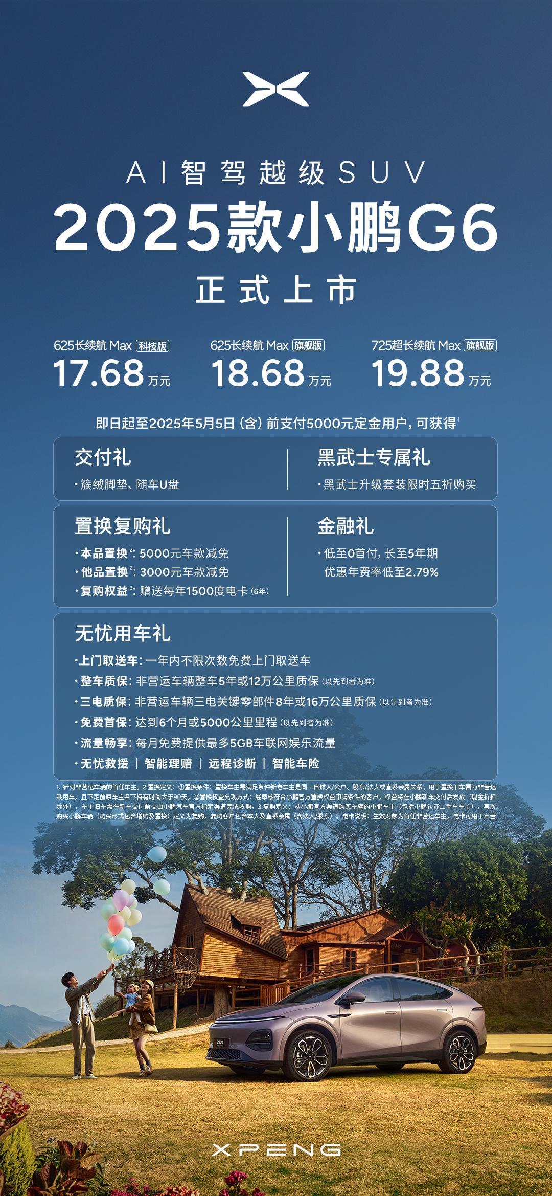 怎么说！？5C和智驾标配的小鹏G6，这价格惊喜不各版本配置差异图2​​​