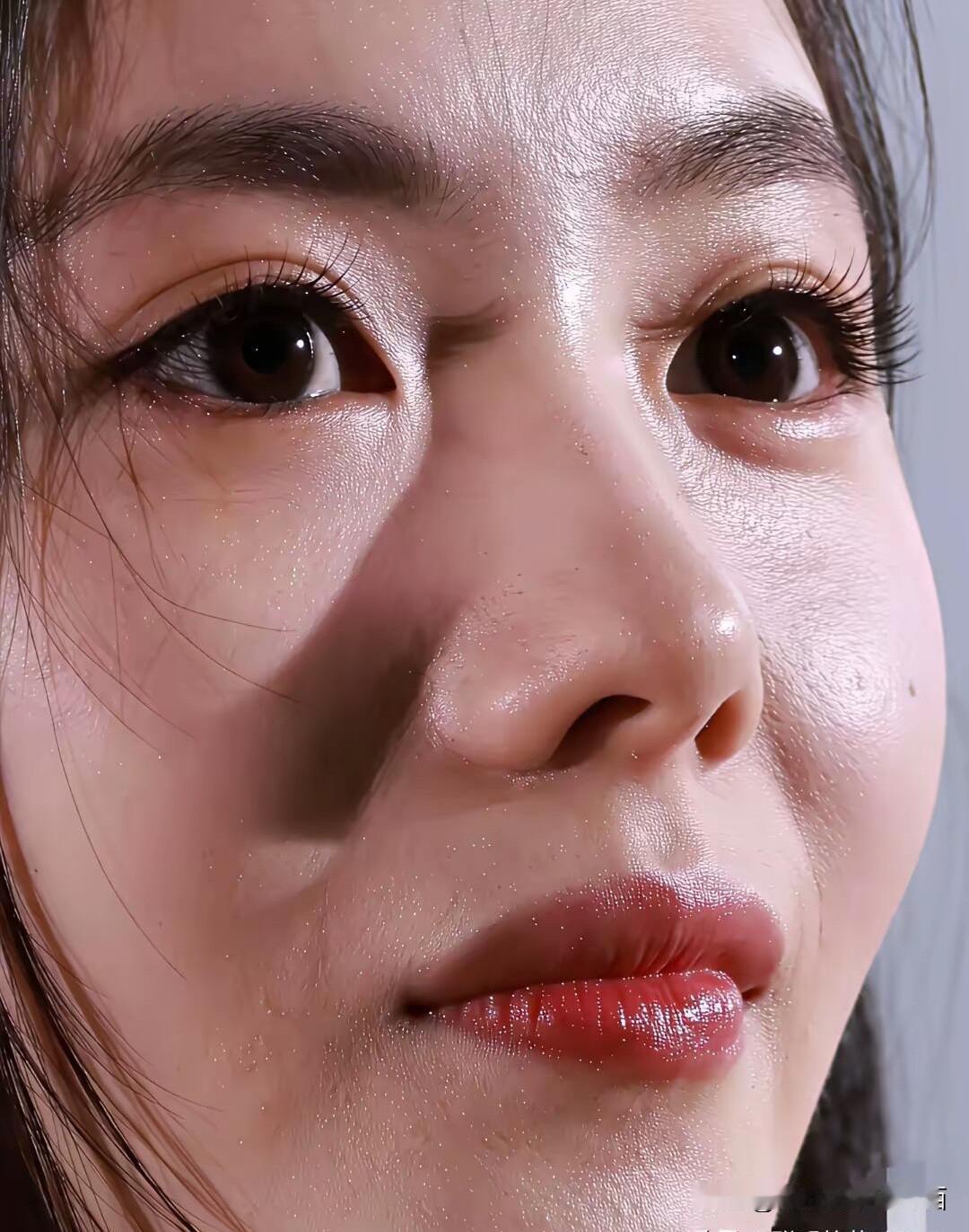 几位女明星的怼脸拍生图，还得是刘浩存最漂亮，她的容貌出众，珠圆玉润的，皮肤水嫩，