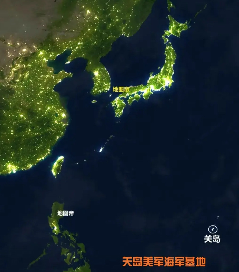 关岛，我们雄赳赳气昂昂来自由航行了！近期，辽宁舰带着18艘战舰、上千枚导弹，突破