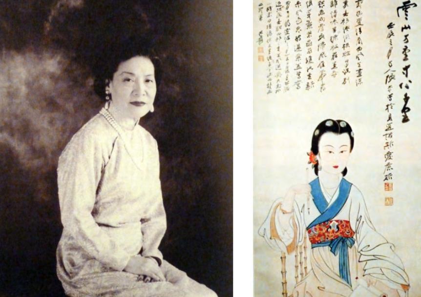 1945年，张大千收了个16岁的女徒弟。女徒弟画技还没进步，肚子先大了，她找到张