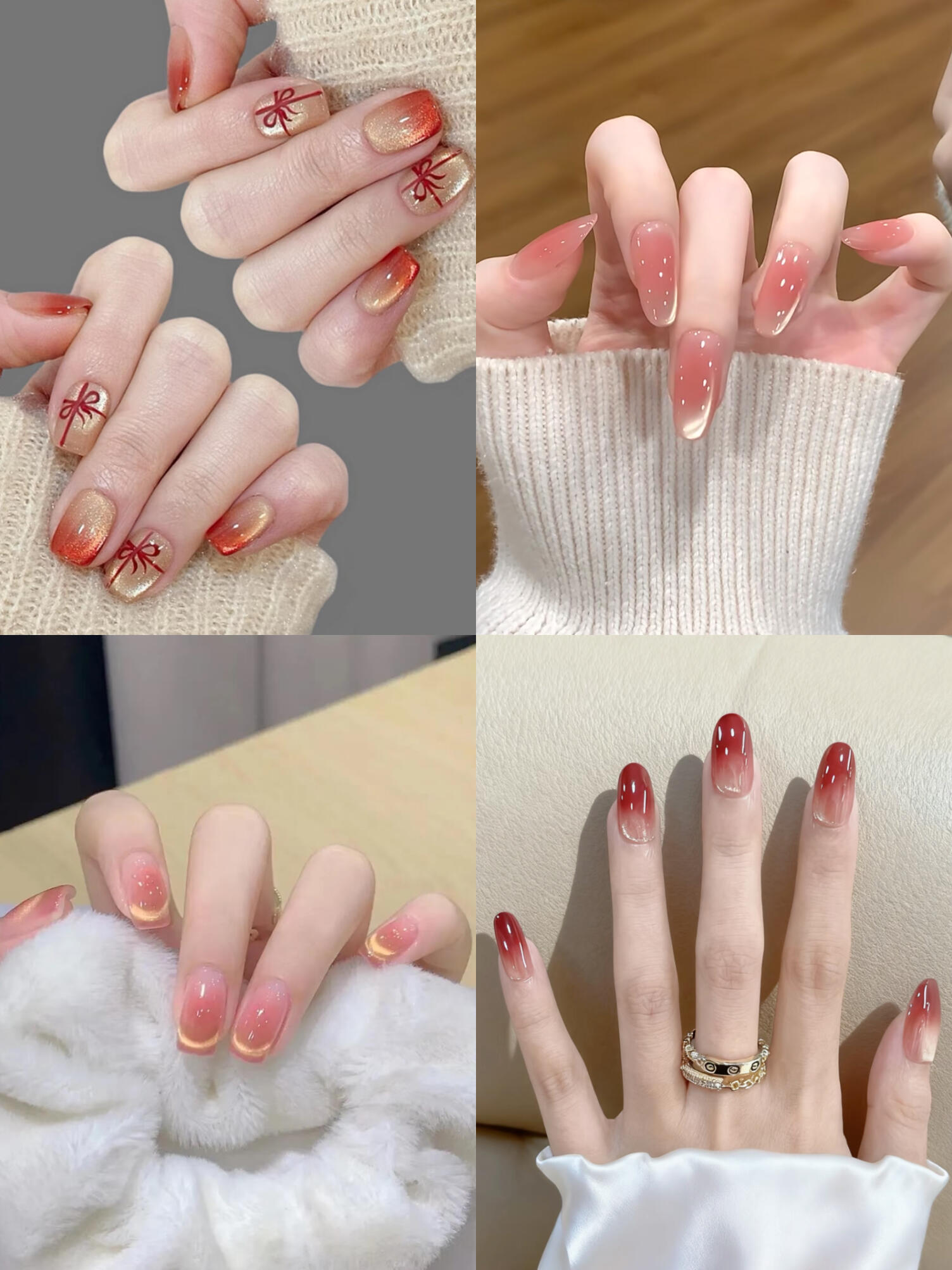 渐变猫眼美甲🐱高级好看气质美甲