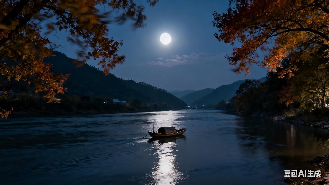 飞花令·月（第三发）西江夜行唐·张九龄 遥夜人何在，澄潭月里行。悠悠天