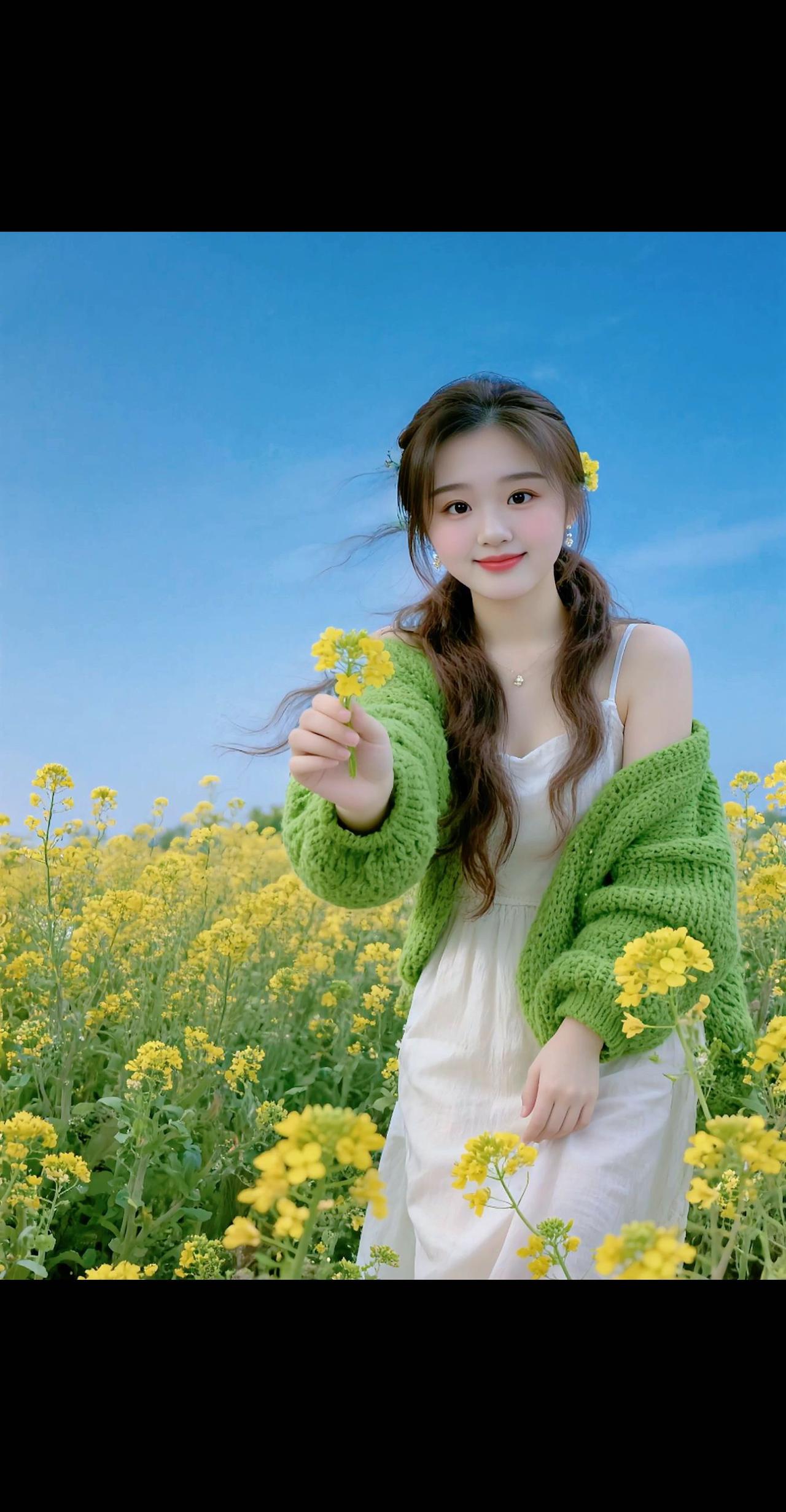 油菜花季节同款特效谁拍谁美