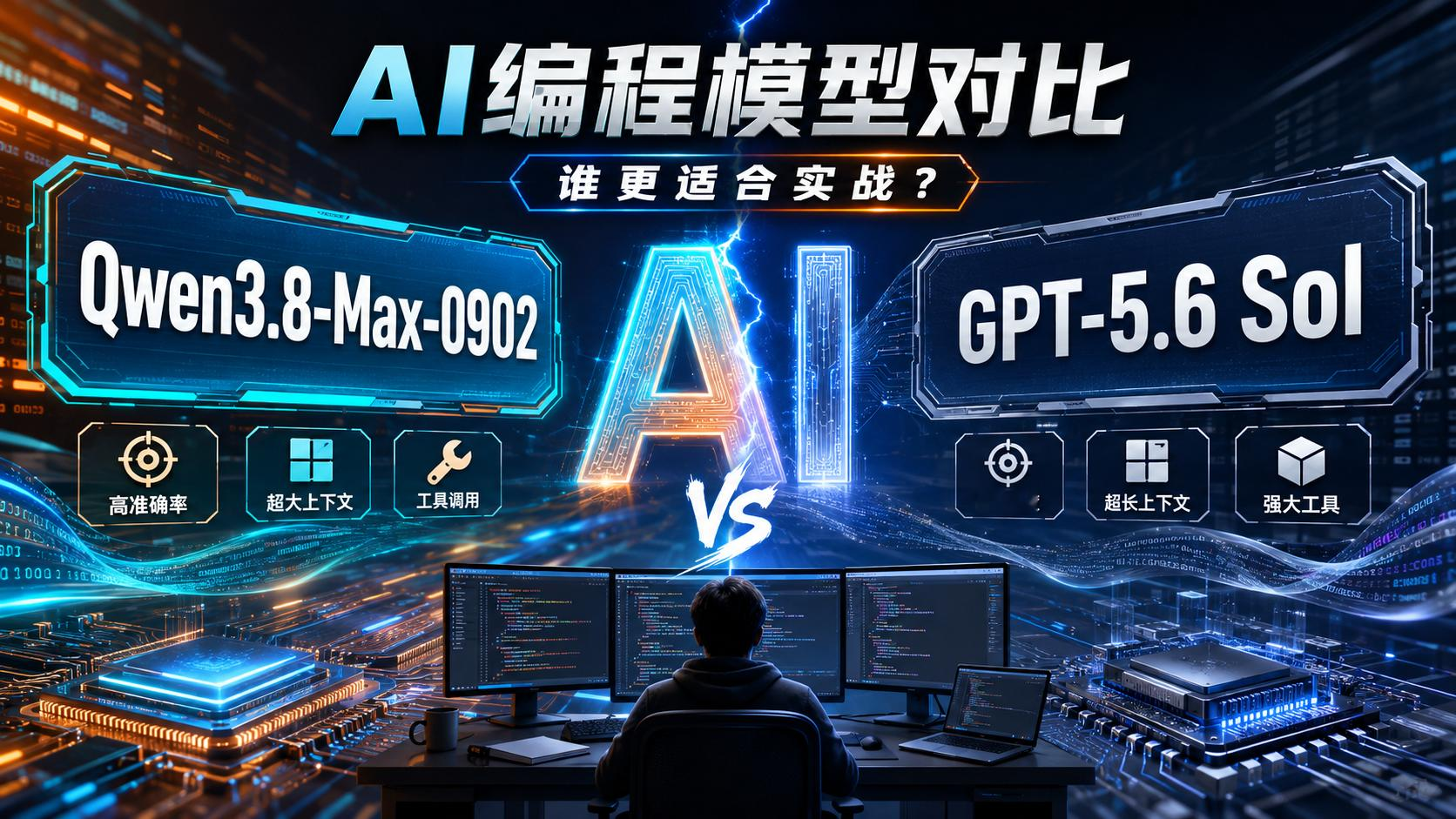 千问0902刚升级，和GPT-5.6放一起看，差距已经不是“能不能用”千问今天把Qwen3.8-Ma