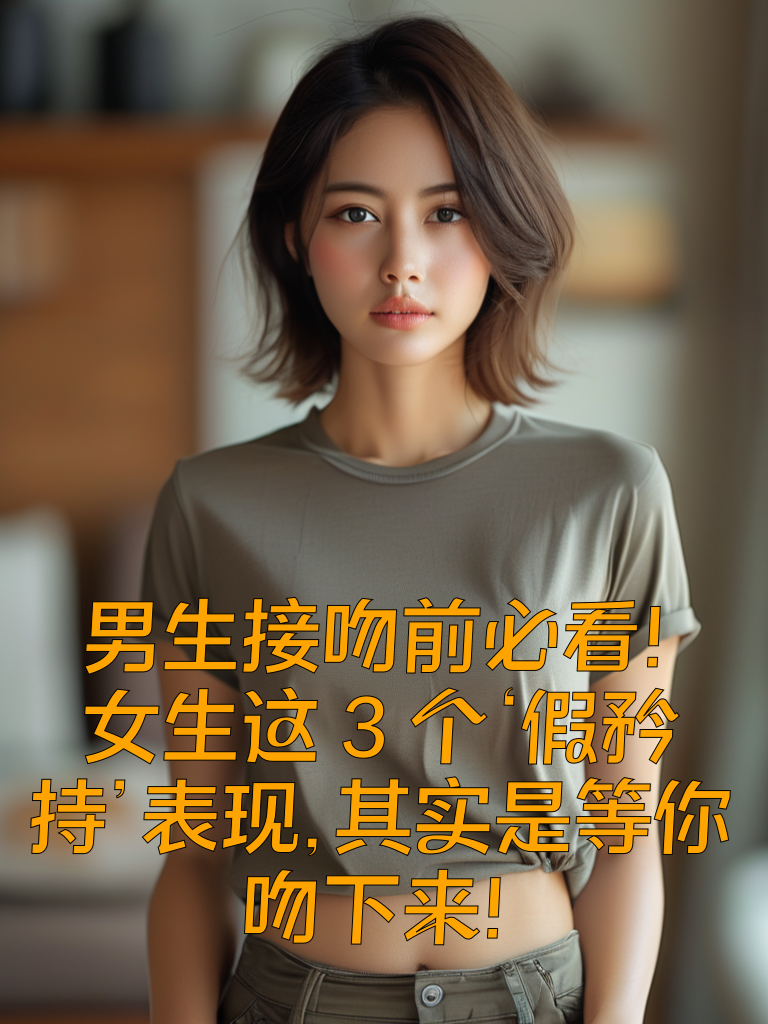 男生接吻前必看！女生这3个‘假矜持’表现，其实是等你吻下来！