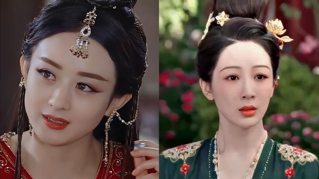 赵丽颖和杨紫，这次真的“杠上了”？业内一个“90后顶流女王”非官方投票，赵丽颖