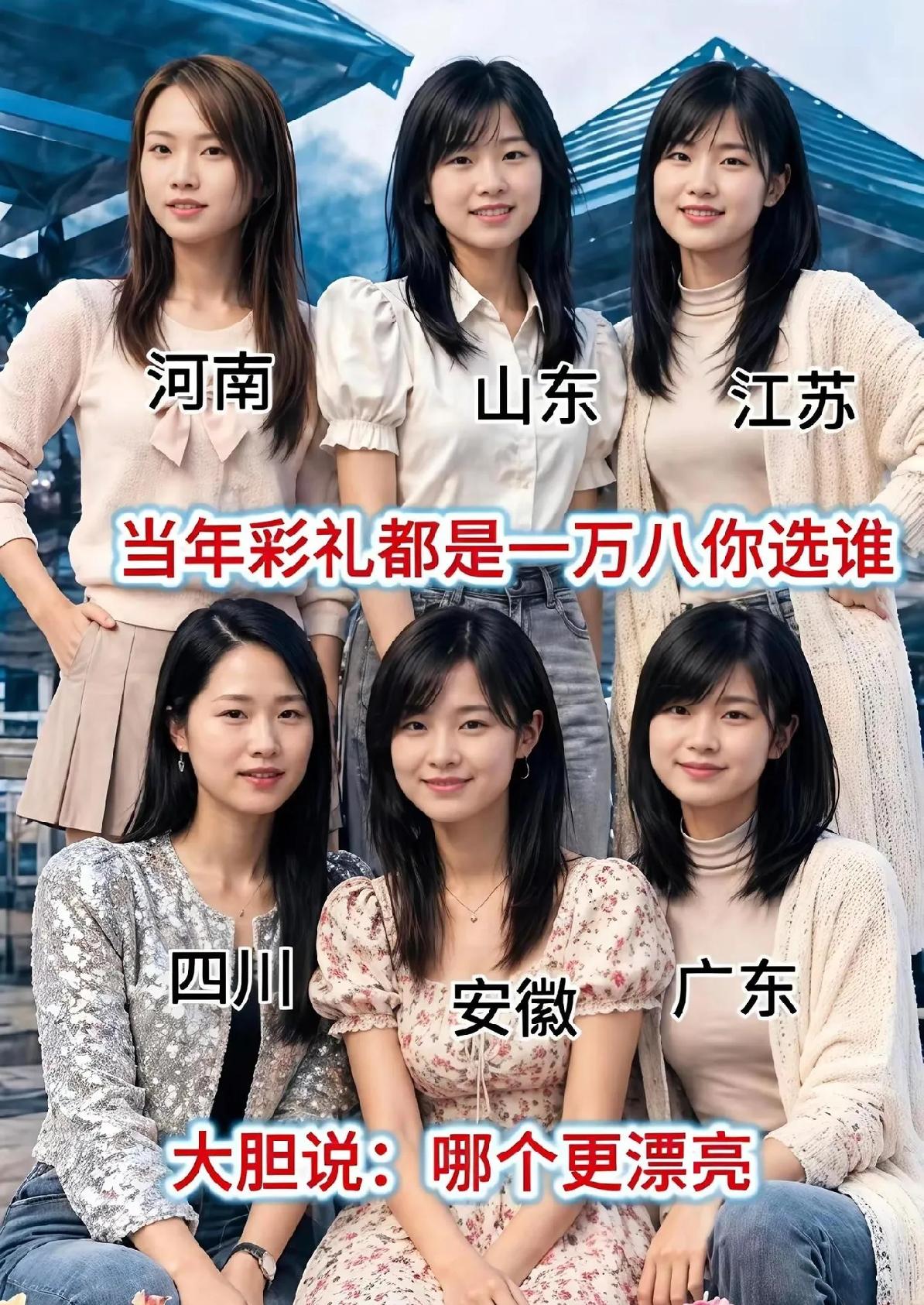 20多前，彩礼1万8千元，你愿意娶哪一个为妻？