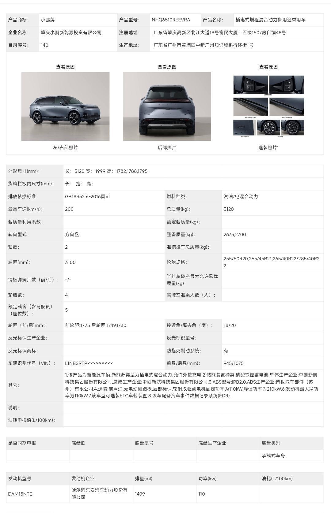 新车申报小鹏G9L小鹏这有点烧脑了哇，G9加长成G9L了而且每个车的造型还都不