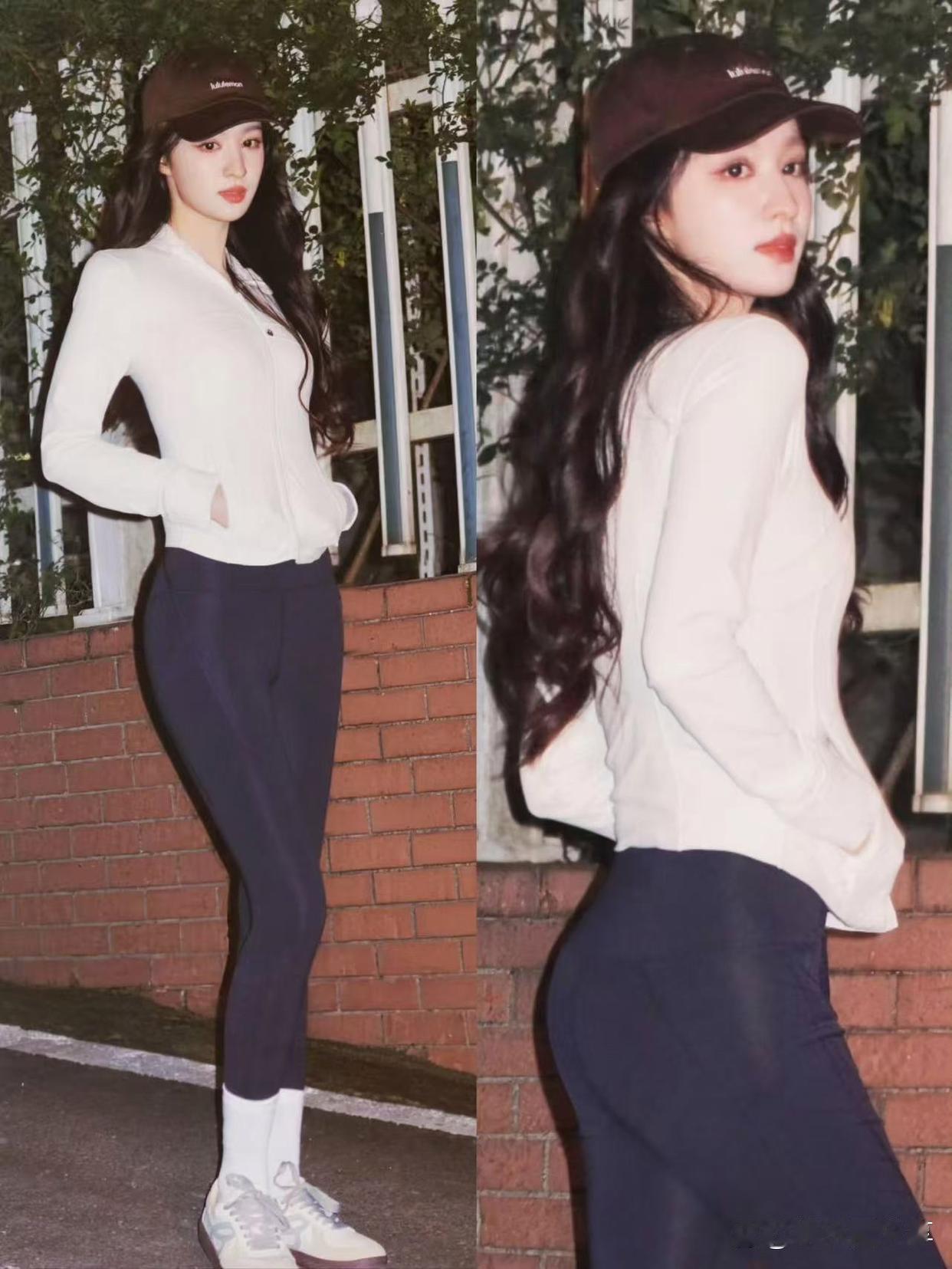 王楚然这身材与鲨鱼裤绝配