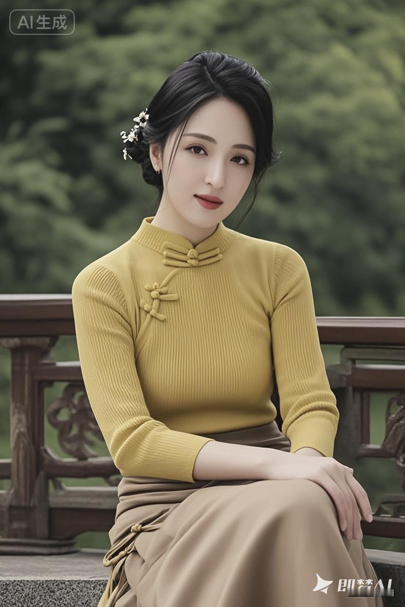 优雅东方美人，古典韵味十足