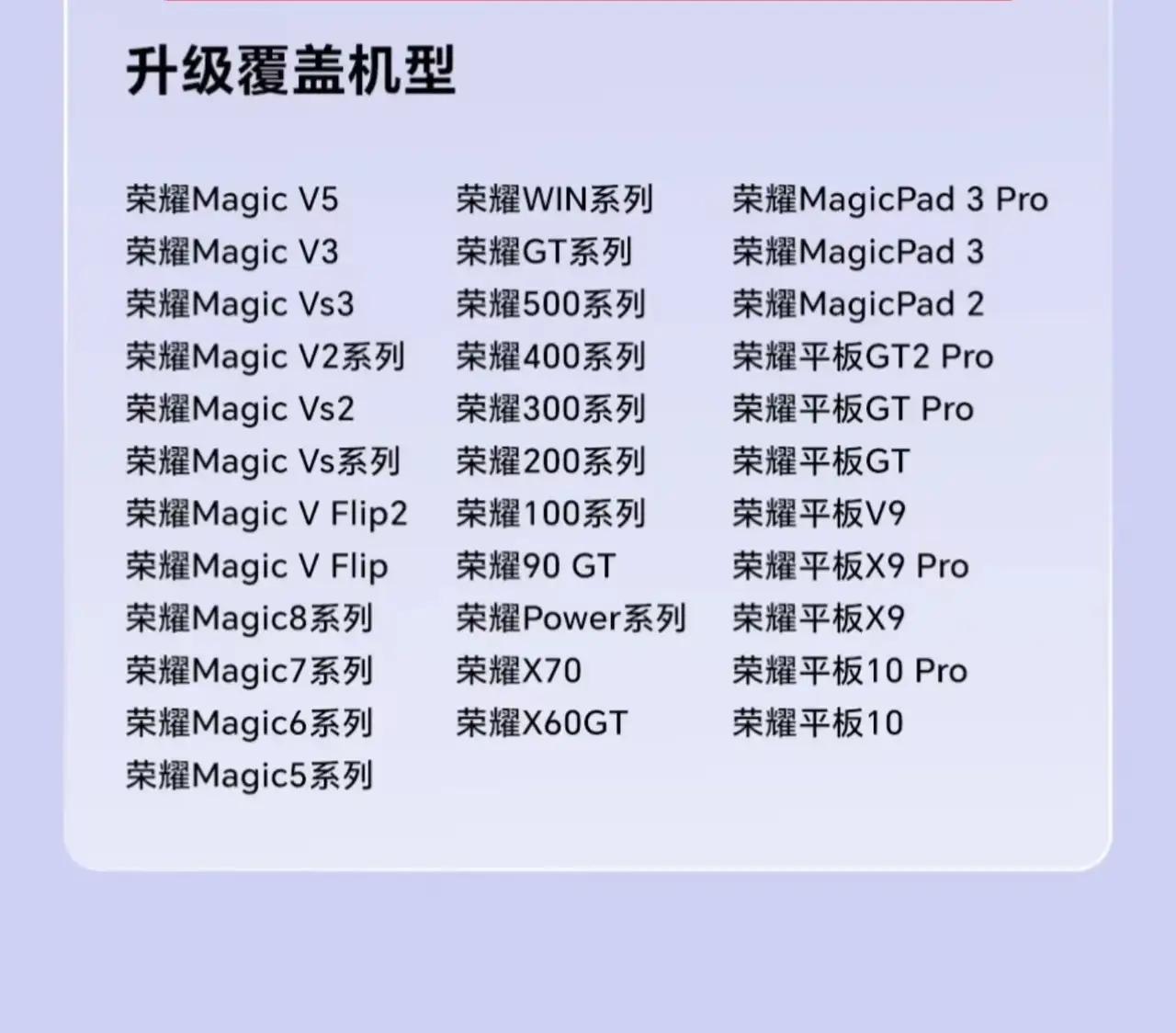 终于等到，荣耀老机型也能全部升级了！荣耀用户都可以看过来了！连荣耀100系列、