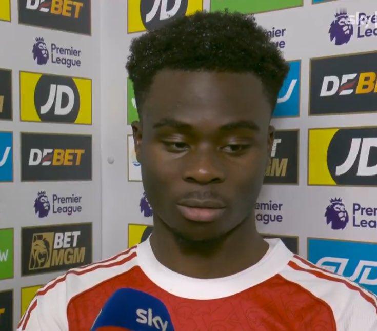 【必须立刻解决问题】狼队2-2阿森纳赛后，萨卡认为阿森纳必须立刻解决所遇到的问题