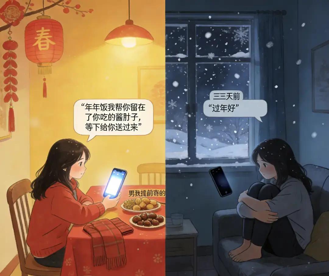 刷到个帖子说女生春节去男友家，男友妈给包了二百块红包，转头就给未来嫂子塞了两千。