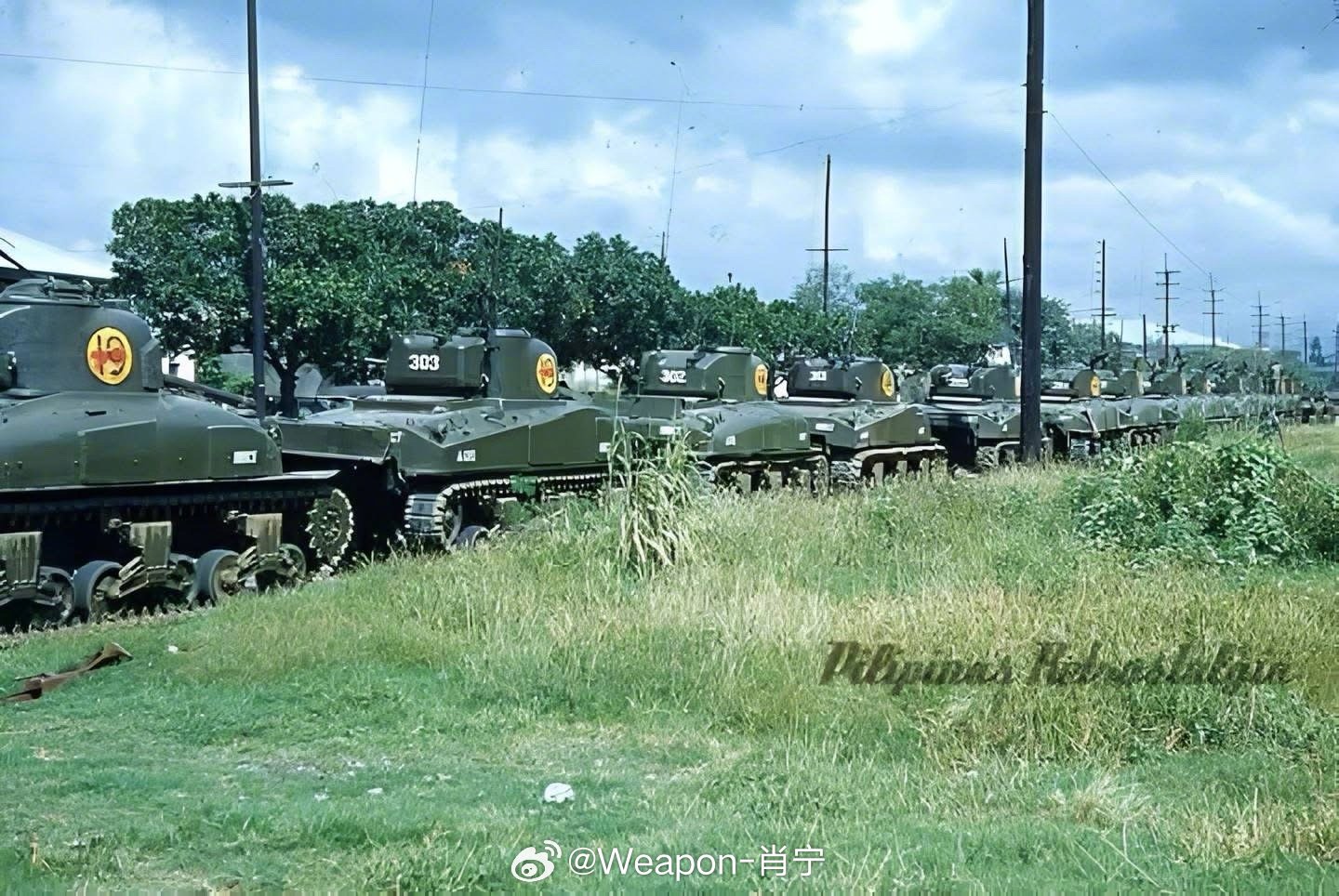 烽火问鼎计划每天认识一件兵器菲律宾曾将自己装备的美制谢尔曼坦克卖给了以色列吗?