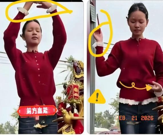 从细节中就可以看出来，真的假不了，假的真不了。​妈祖在进行退童的时候，想要下