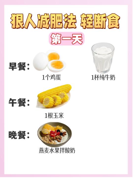 4.3斤❗️轻断食三天而已｜掉秤巨牛👍