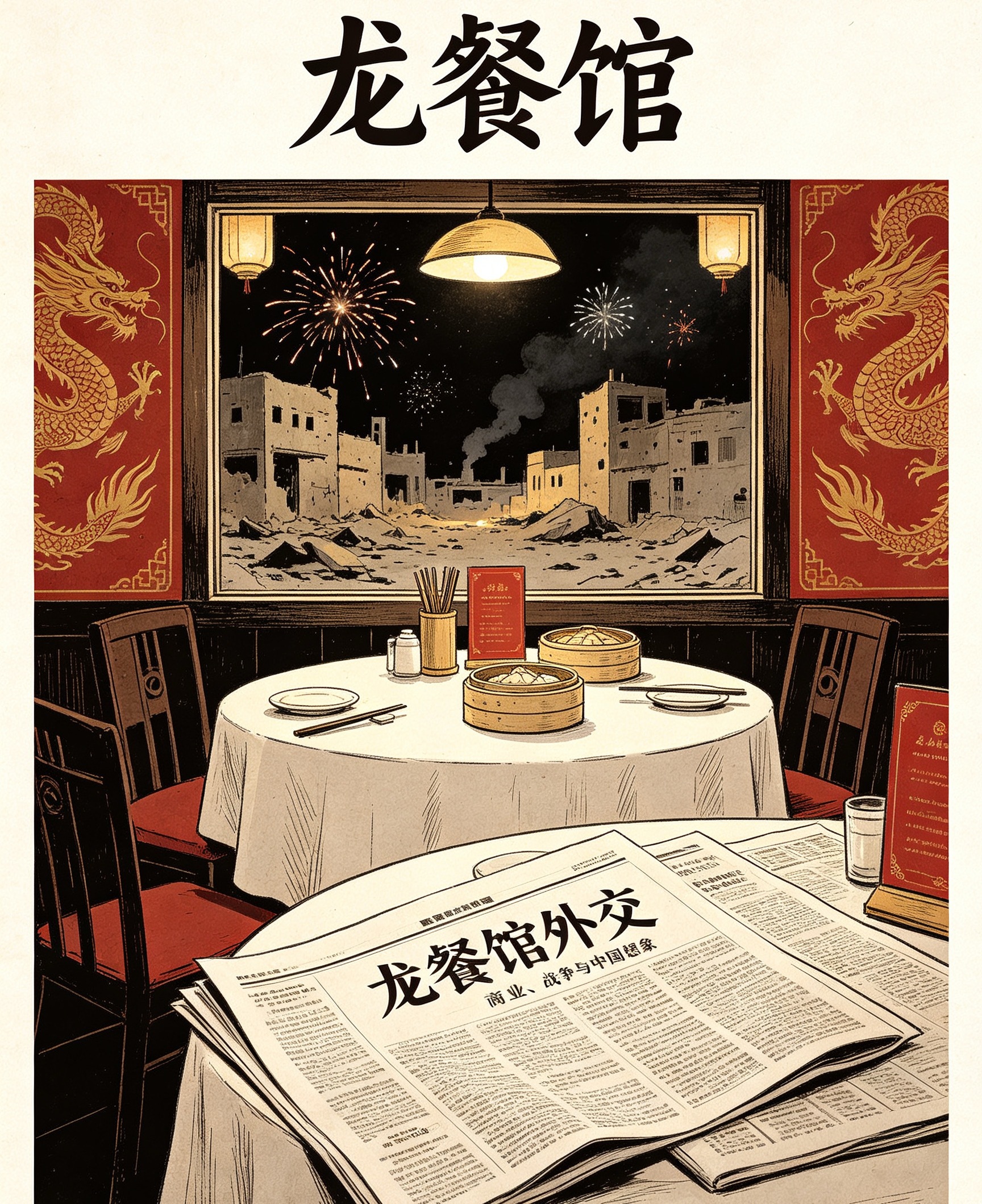#外媒质疑龙餐馆外交#《经济学人》特意给《欢迎来龙餐馆》写了一篇影评，题目是：无论电影还是现实，中国