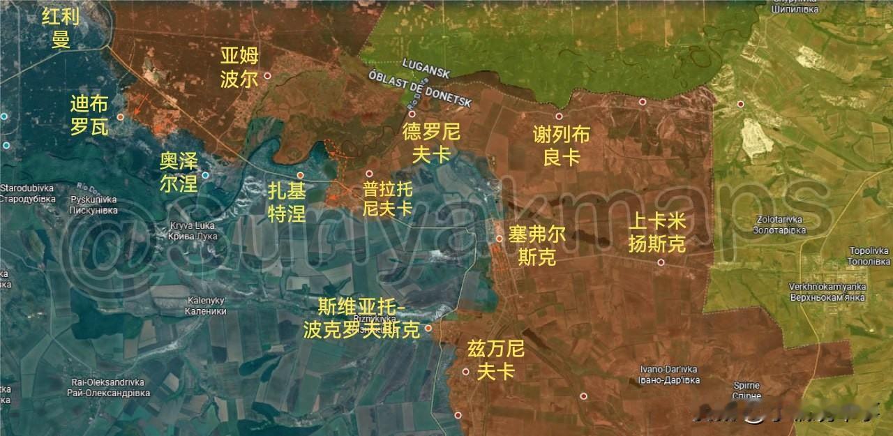 12月9日俄乌最新战报：1.塞弗尔斯克及其方向前线：①俄军开始对扎基特涅村