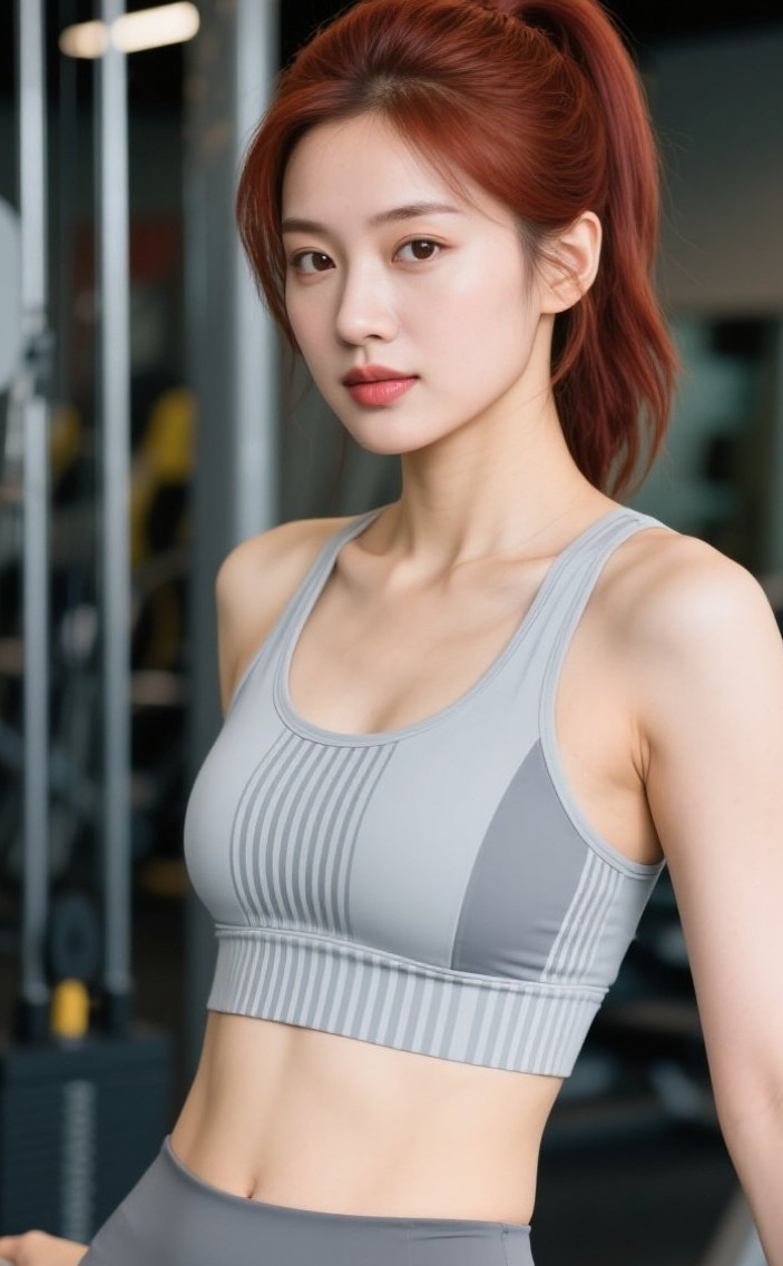 运动完的绝美时刻，素颜也能打满分
