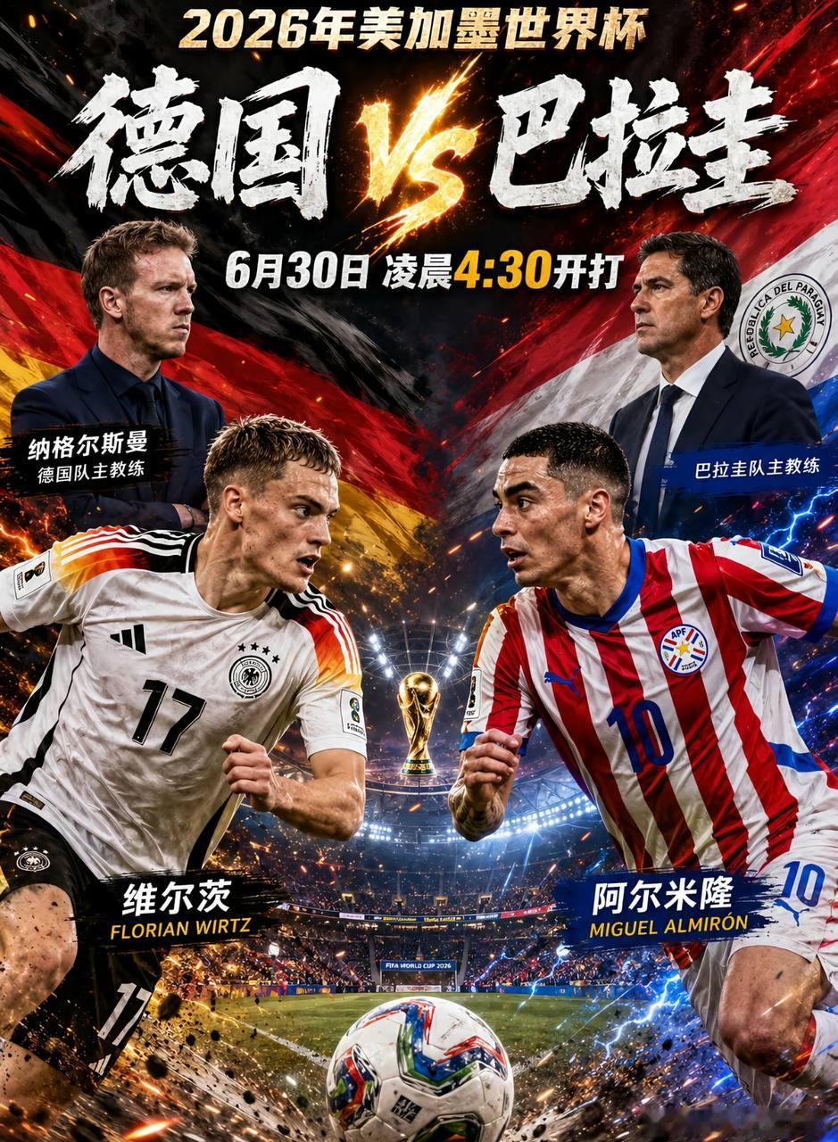 世界杯把关德国vs巴拉圭德国战车能否大胜对手强势晋级？大家如果还找不到突破口