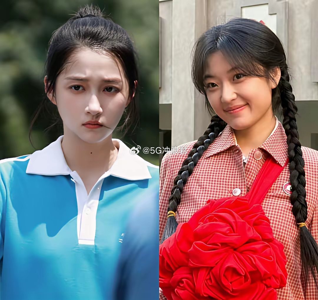 关晓彤和孙千一比就知道哪里不一样了关晓彤一看就知道家里有钱，而孙千就是普通家庭的