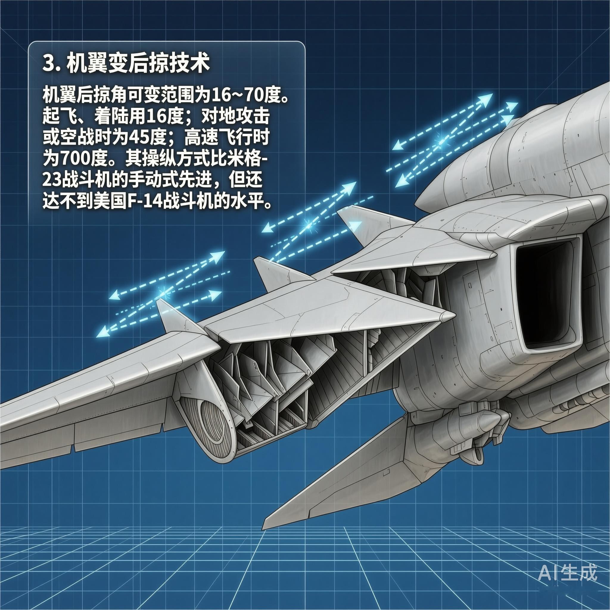 军事ai新视野俄罗斯Su-24“击剑手”战斗轰炸机Su-24是苏霍伊设计局设计