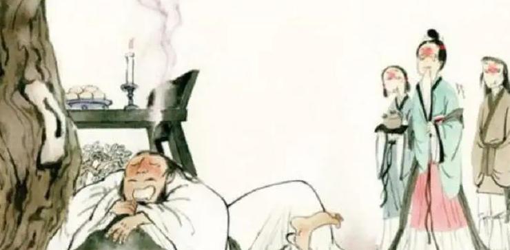 一日深夜，晋帝司马昌明醉酒，搂住宠妃张贵人刚要亲热，却被一把推开，他大怒：“你都