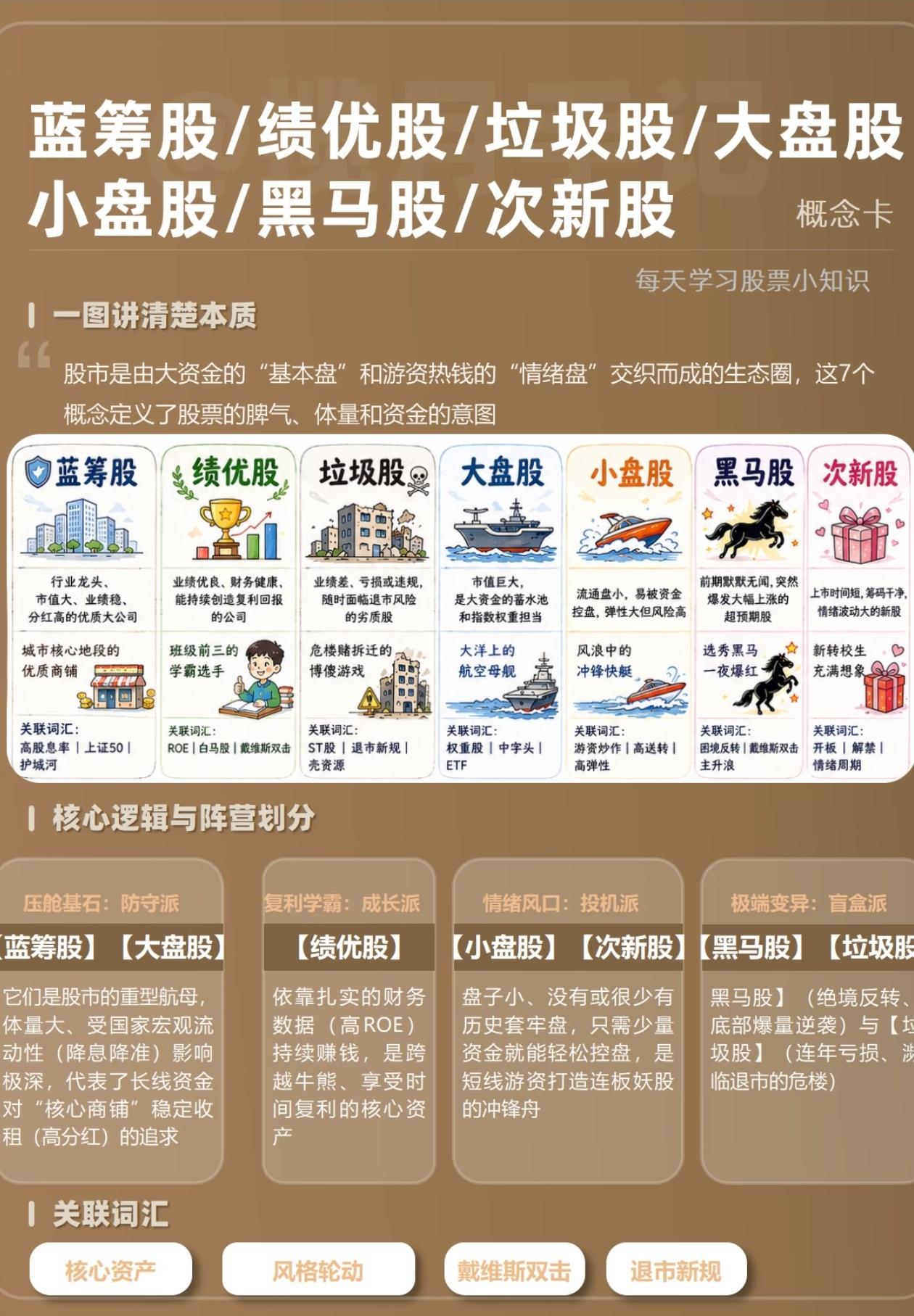 终于把7类股票讲透了，新手看完少走10年弯路炒股90%的亏损，根本不是技术