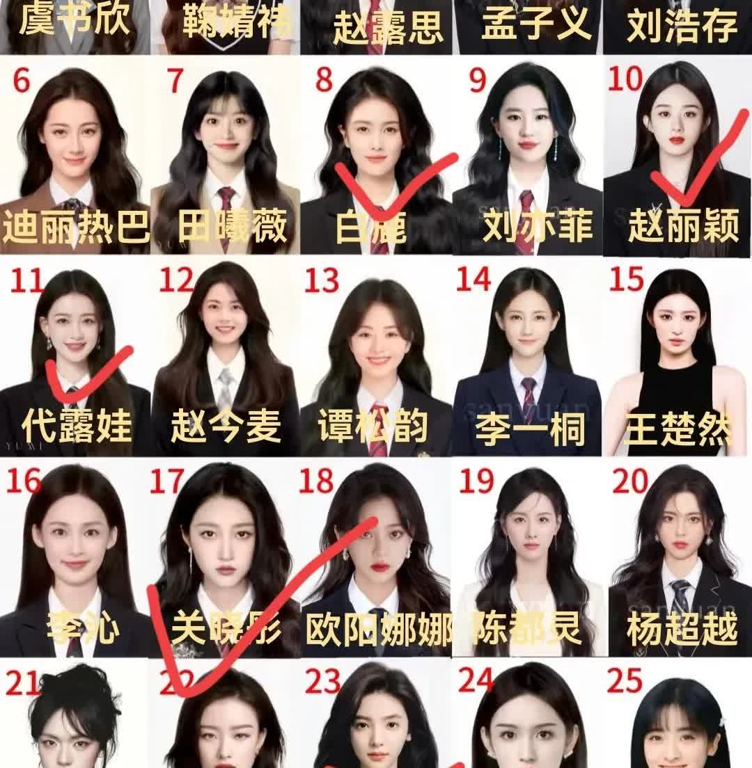 这三十个内娱新生代女明星，哪个将是未来之星？