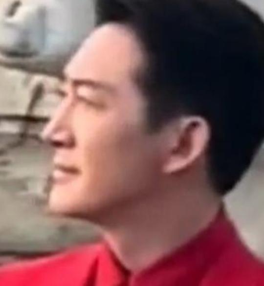 近日，演员王阳身着红色服装在天坛拍摄的画面引发关注。他身穿剪裁利落的红色西装套装