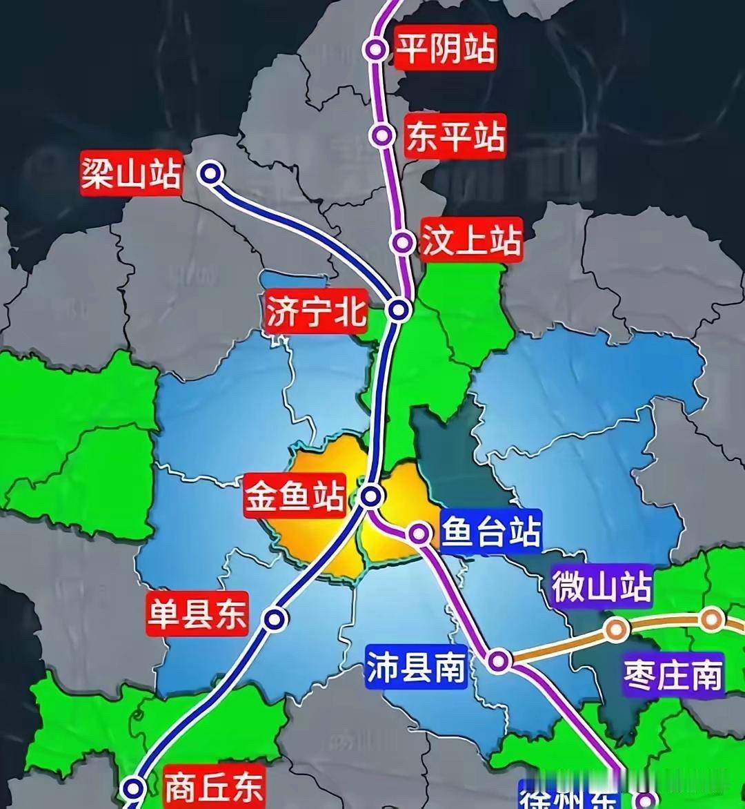 济宁可能要彻底翻身了，这波规划太狠了！梁山经济宁到商丘的城际高铁要来了。济宁一