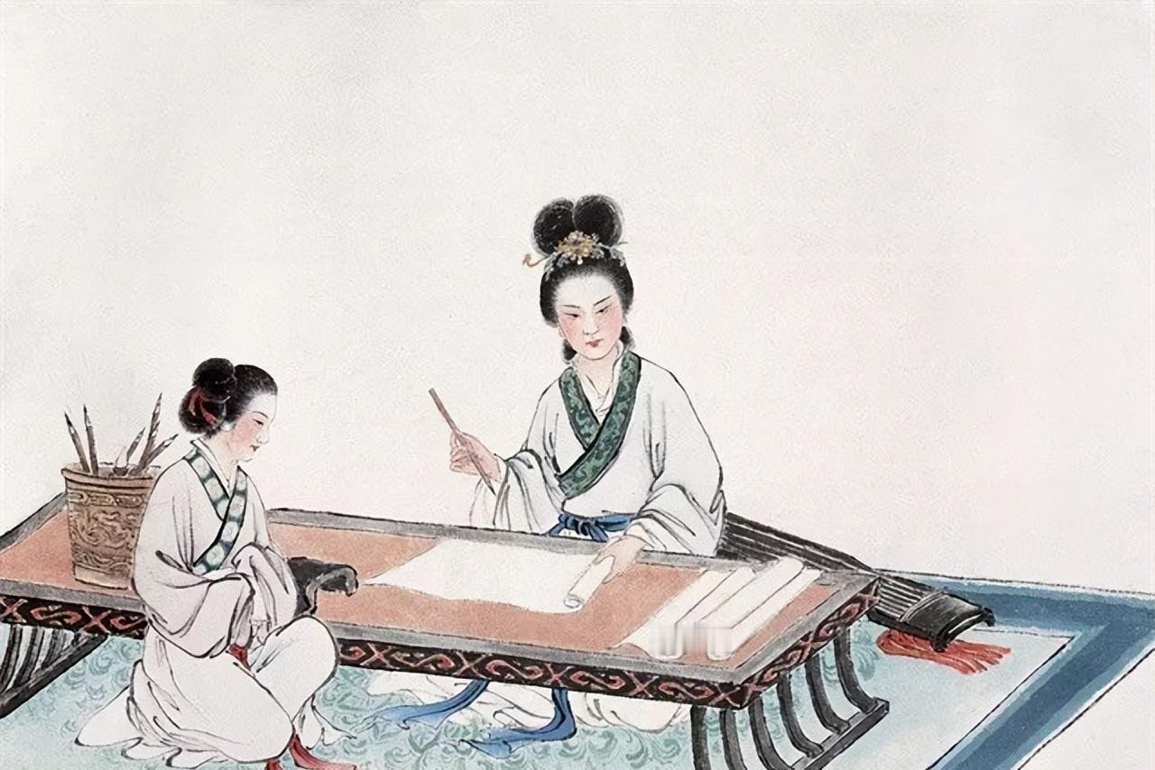 在我国古代，由于女子不能读书，因此识字的女子就少之又少，更不要说能够出口成章、才