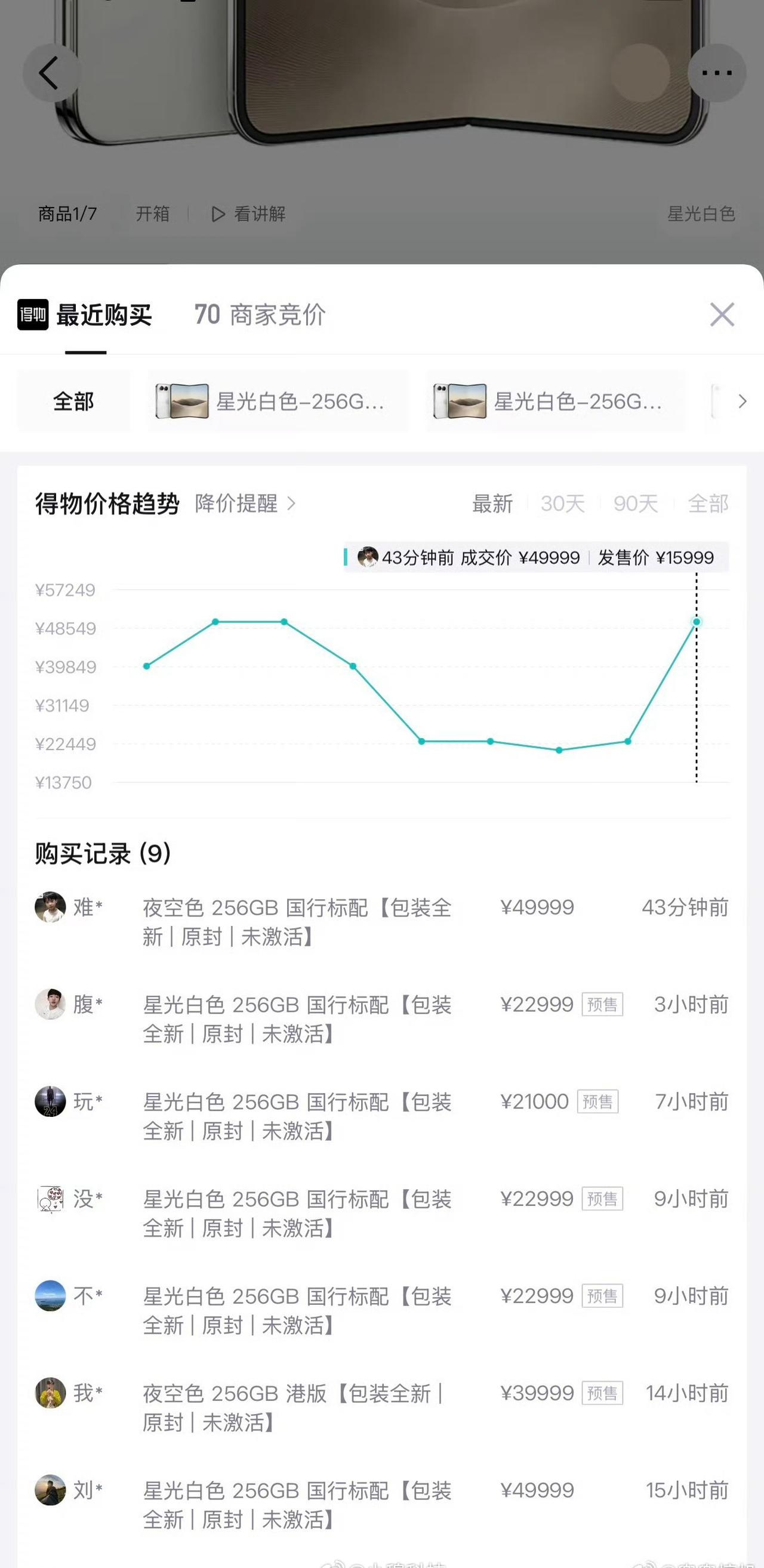 离谱，iPhoneDuo最高被炒到了79999了，溢价五六万，真的有人买嘛，都