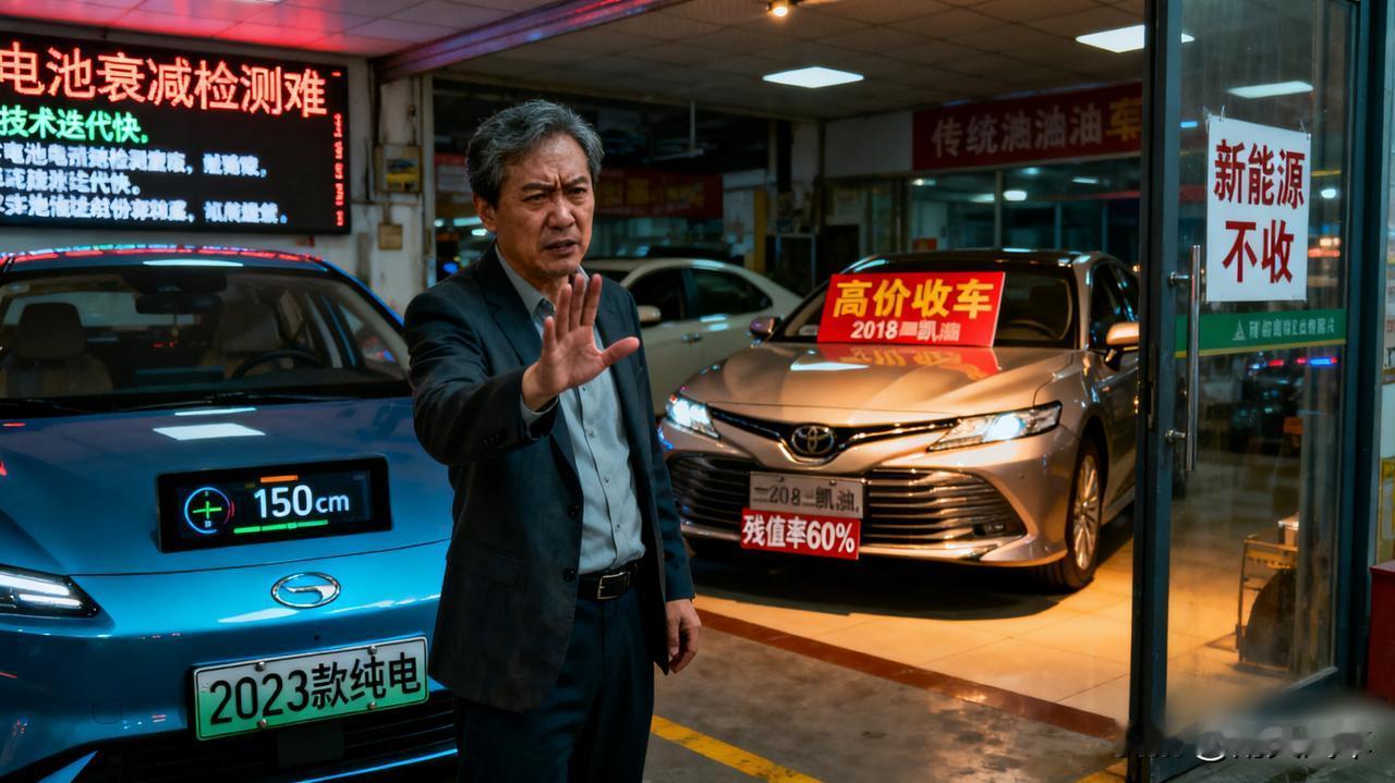 二手车行业大洗牌！新能源车没人收，传统车商面临倒闭潮？去二手车市场转了一圈，