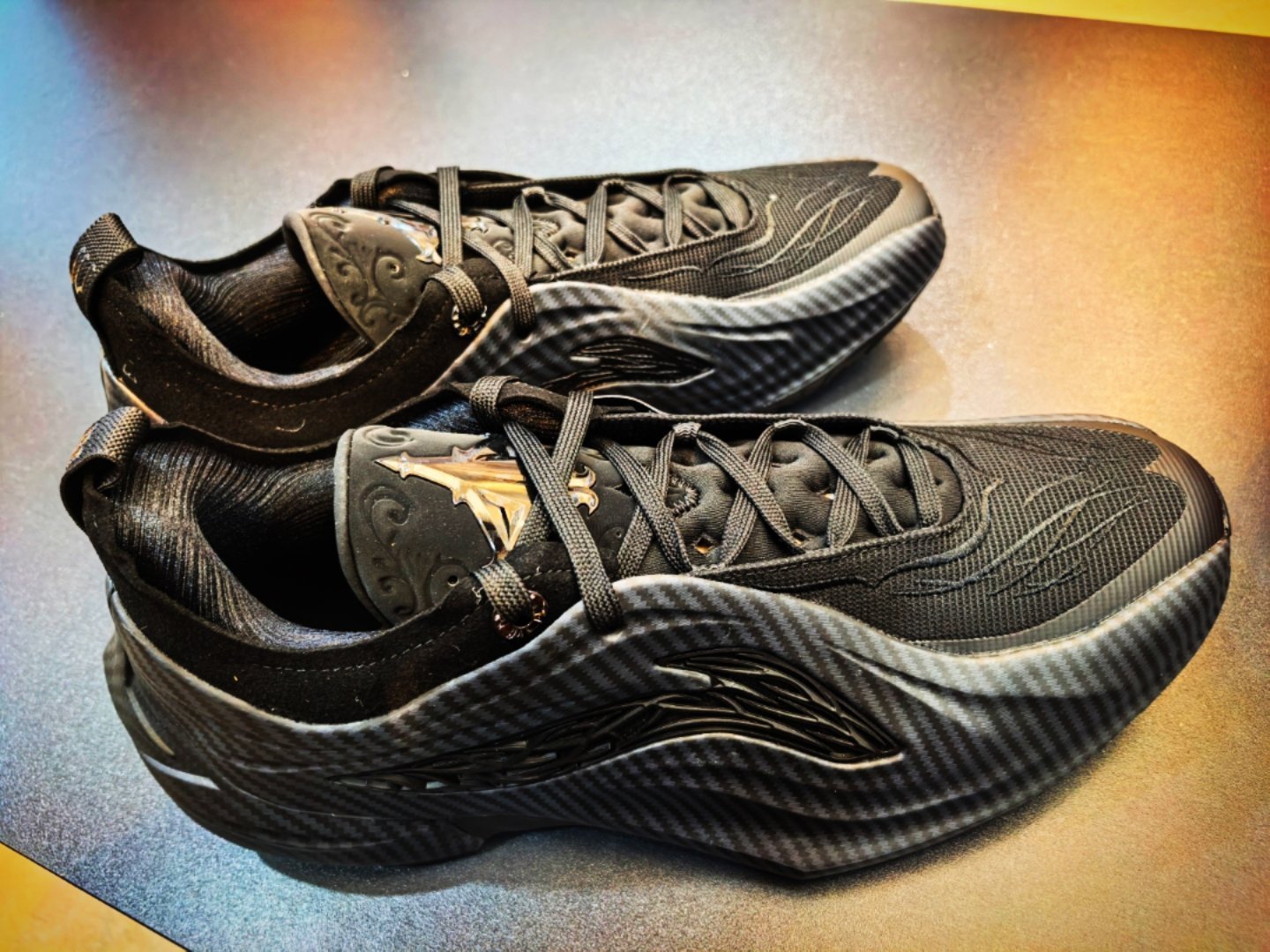 我的JB4已到位‼️纯黑配色，带点社会李宁篮球​​​