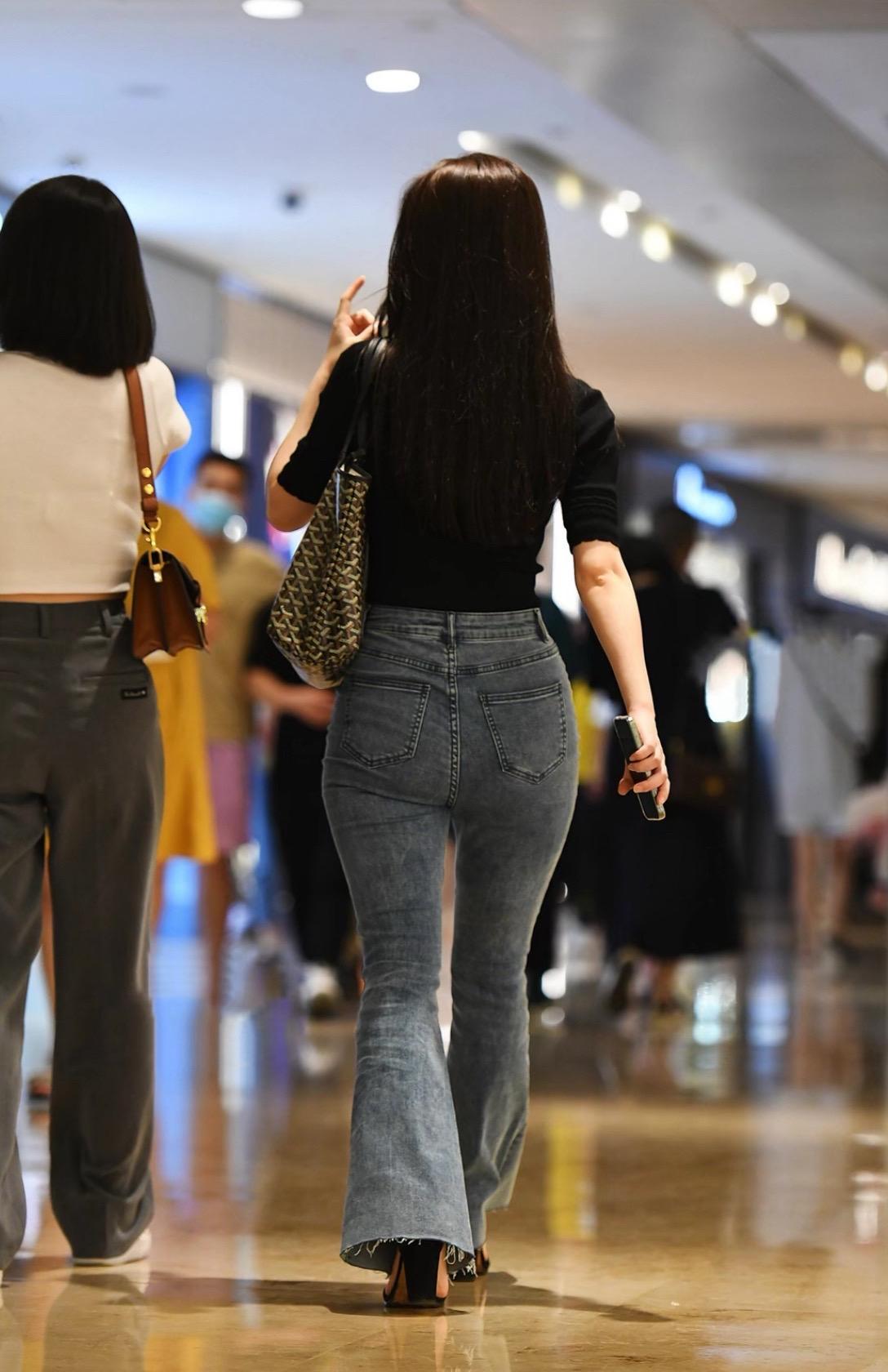 牛仔裤 女神 穿搭ootd 美女 穿搭穿搭