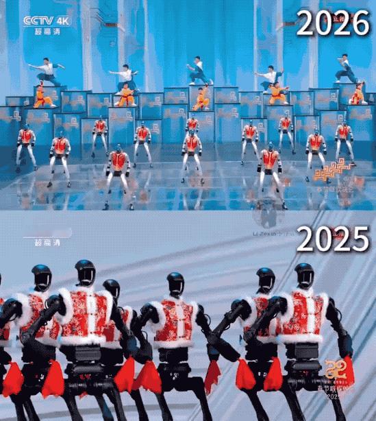 中国春晚机器人外网播放量单条暴增至百万以上：1年就从机器进化到人，外国网友戏称2